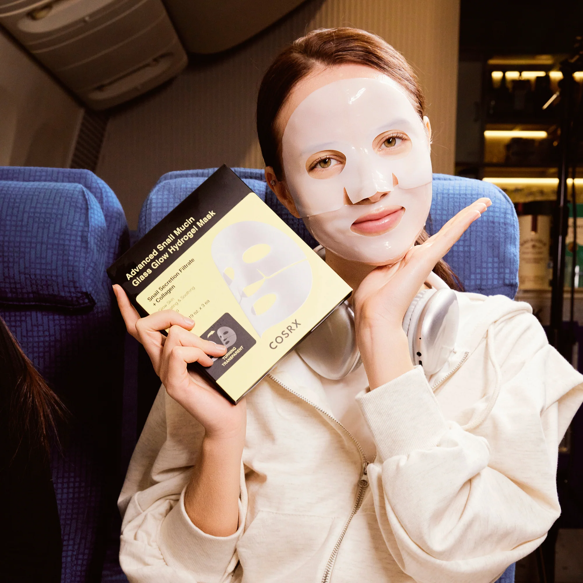 COSRX Advanced Snail Glass Glow Hydrogel Mask 1 Piece - Image 5