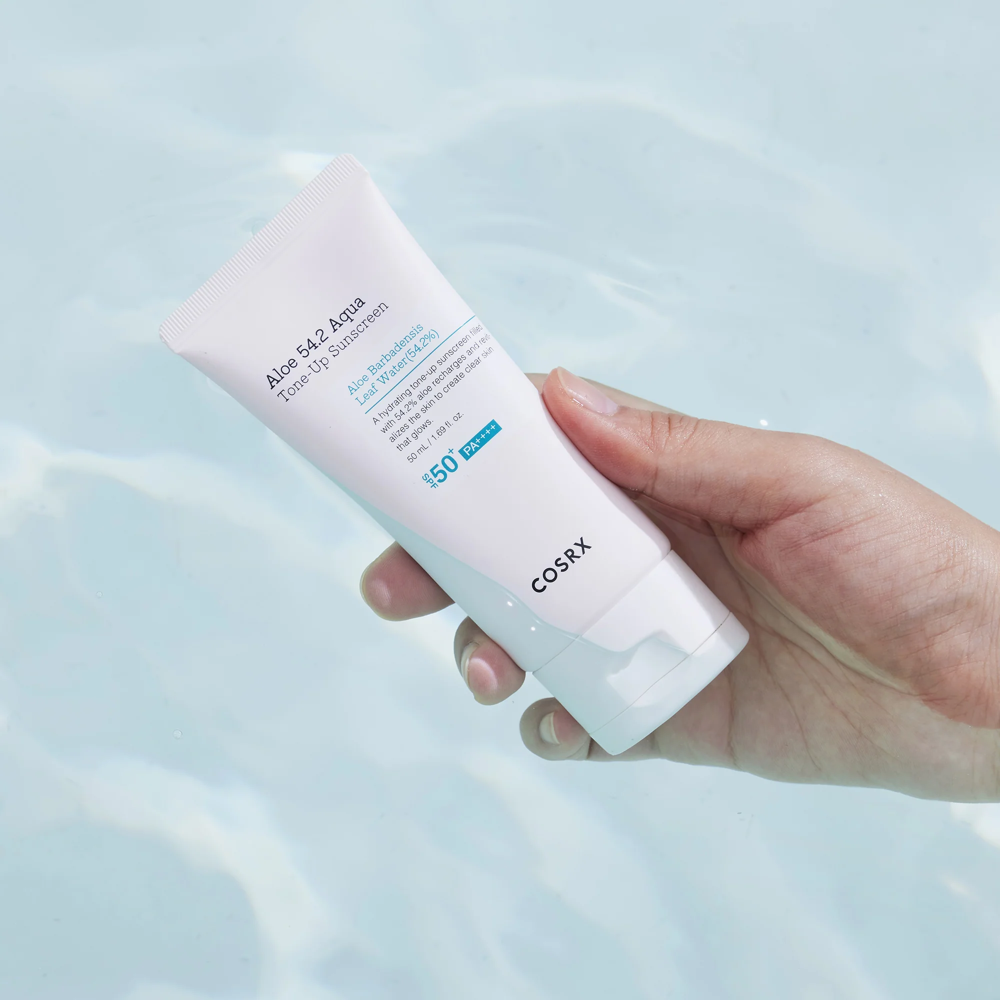 COSRX Aloe 54.2 Aqua Tone-Up Sunscreen 50ml - Image 4