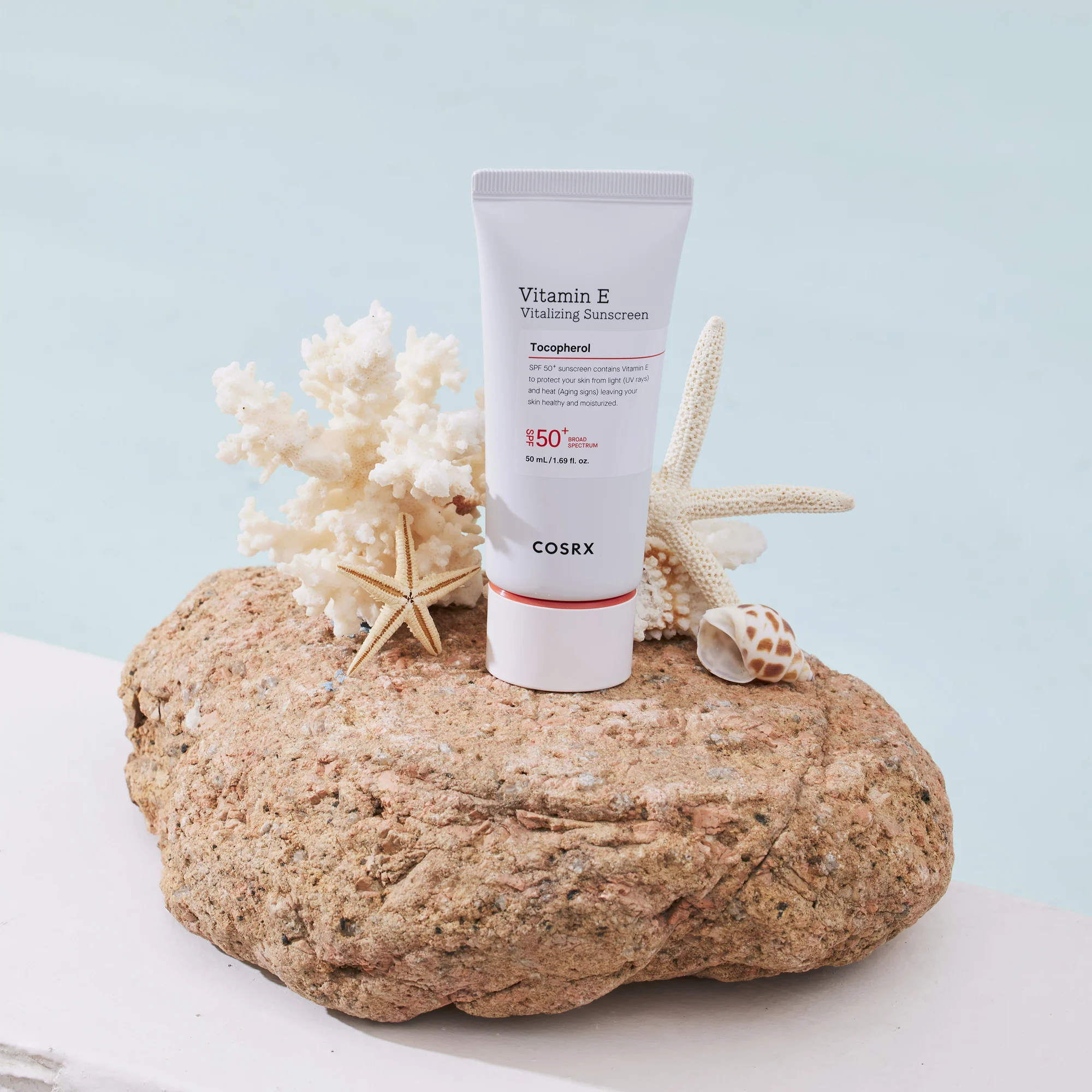 COSRX Vitamin E Vitalizing Sunscreen Tocopherol SPF 50+ 50ml - Image 3