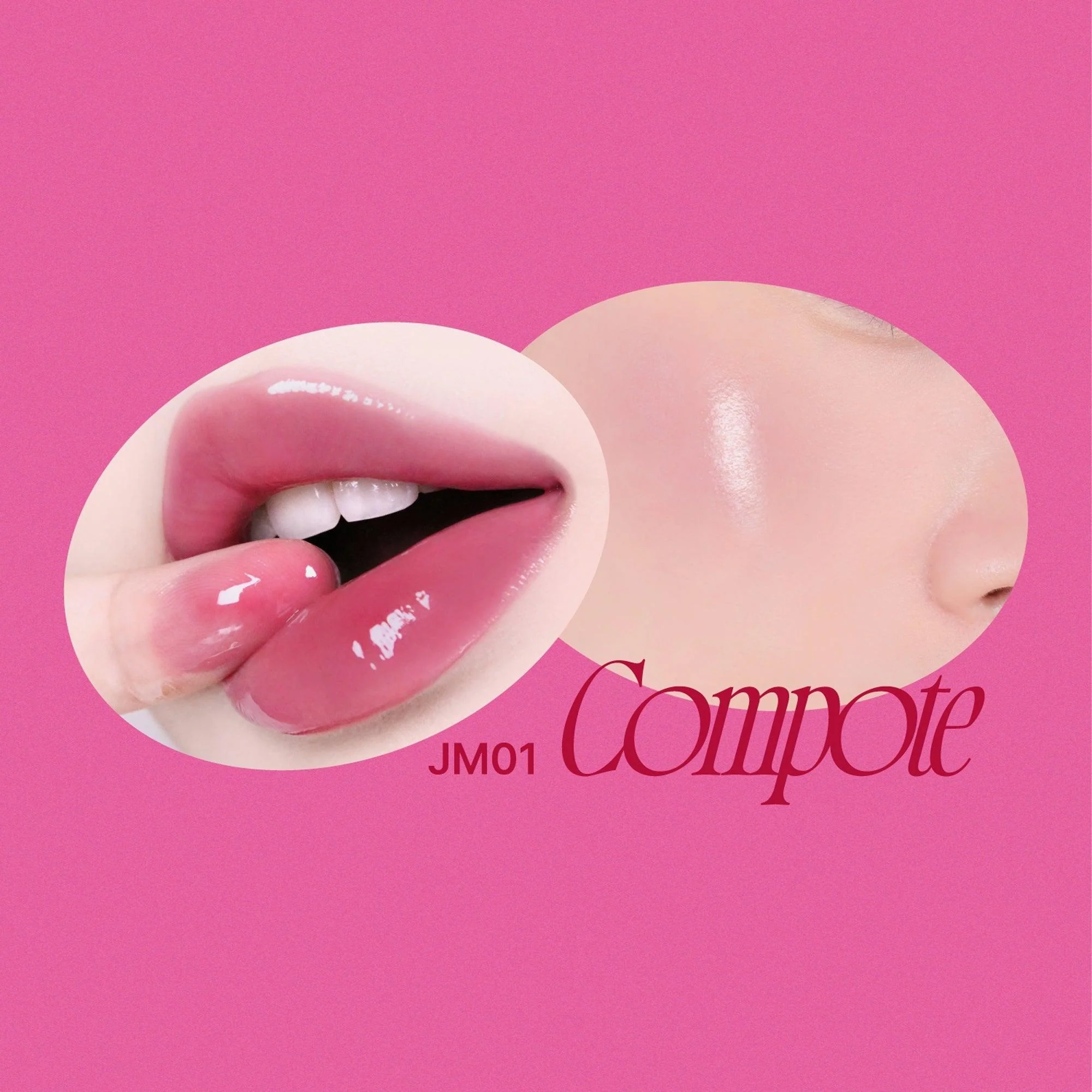 Fwee Lip & Cheek Glowy Jelly Pot & Keyring Set JM01 Compote 4gm - Image 4