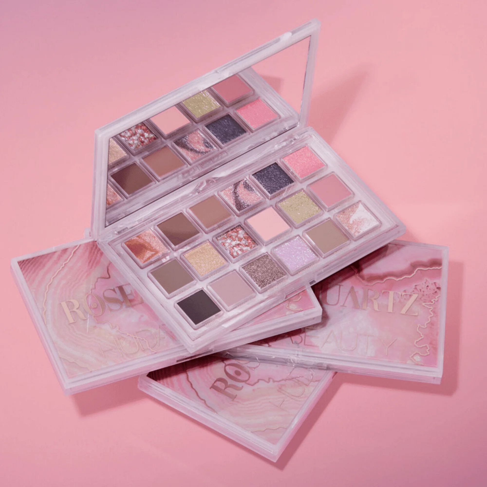 Huda Beauty Rose Quartz Eyeshadow Palette 1 Piece - Image 3