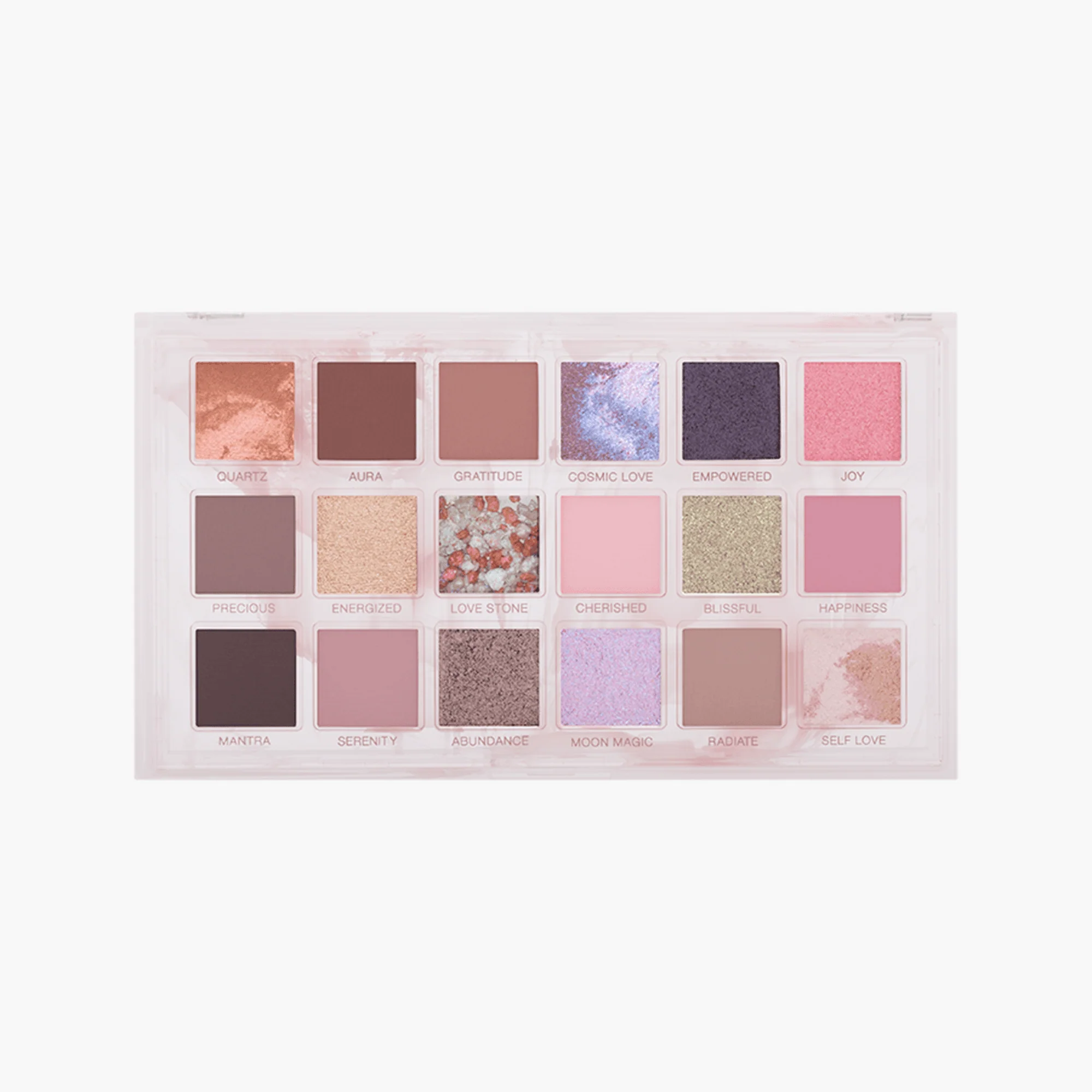 Huda Beauty Rose Quartz Eyeshadow Palette 1 Piece - Image 8