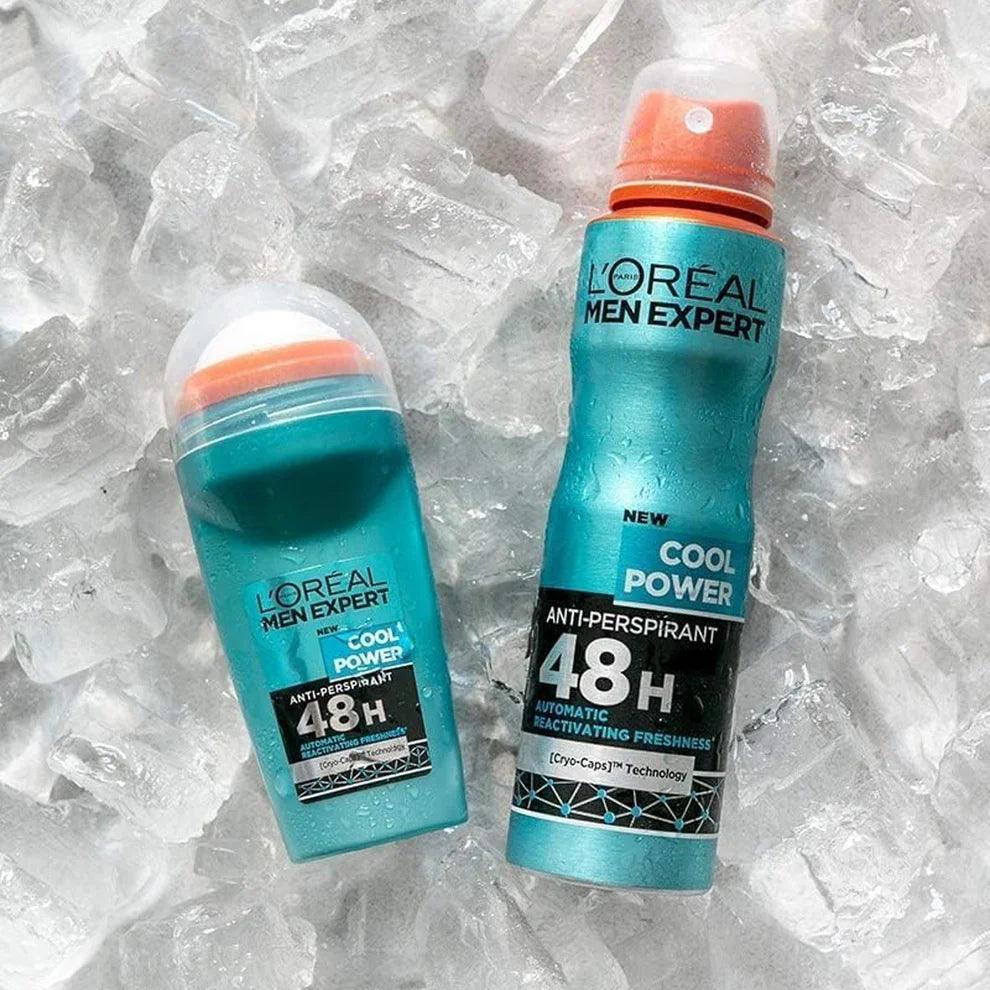 L'Oreal Paris Men Expert Cool Power 48H Anti-Perspirant Roll-On 50ml - Image 3